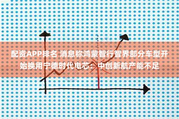 配资APP排名 消息称鸿蒙智行智界部分车型开始换用宁德时代电芯：中创新航产能不足
